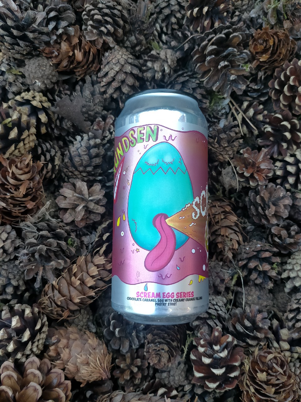 Scream Egg Series - Chocolate Caramel Egg With Creamy Orange Filling, Norway