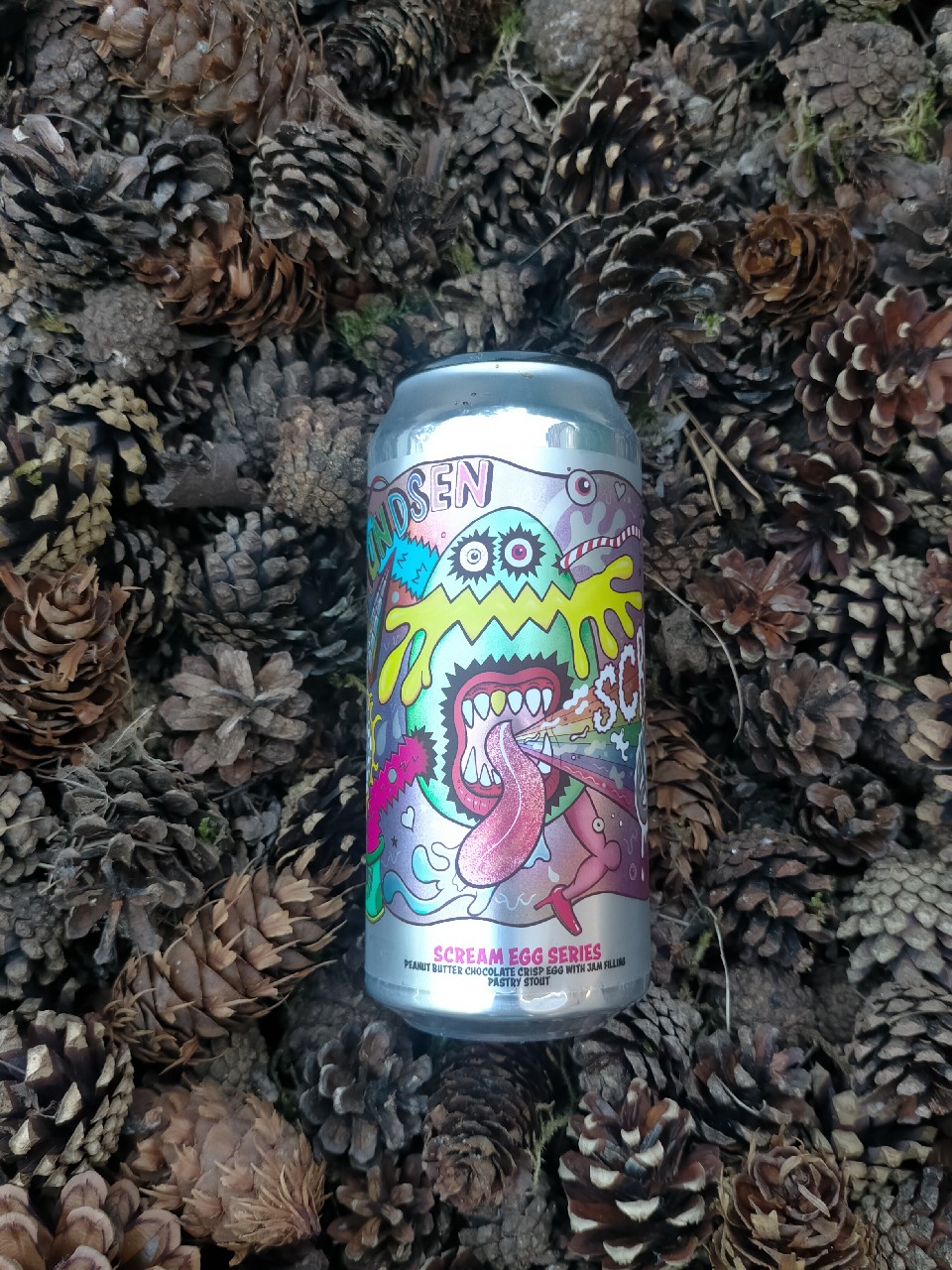 Scream Egg Series - Peanut Butter Chocolate Crisp Egg With Jam Filling, Norway