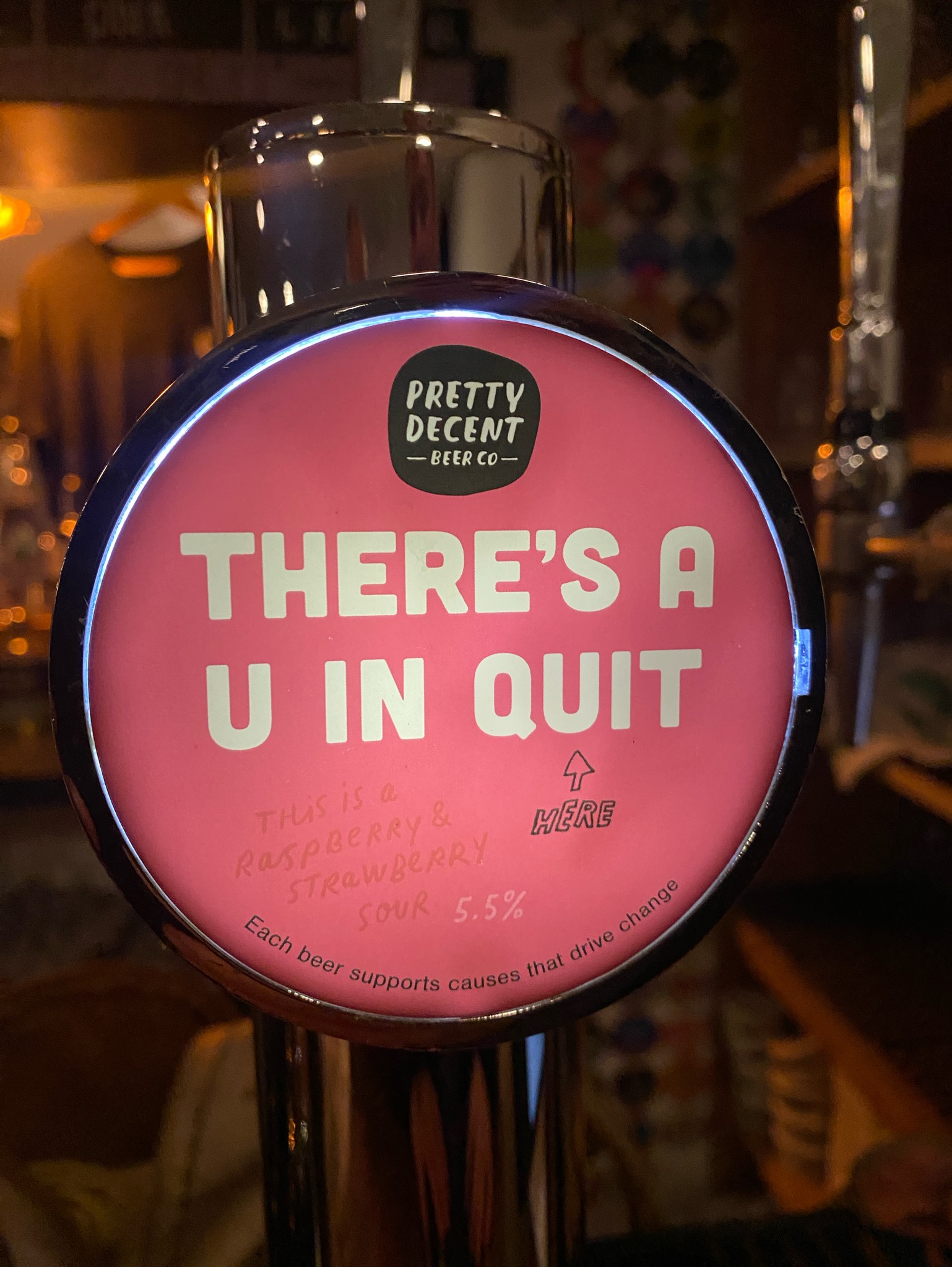 There's A U In Quit, England