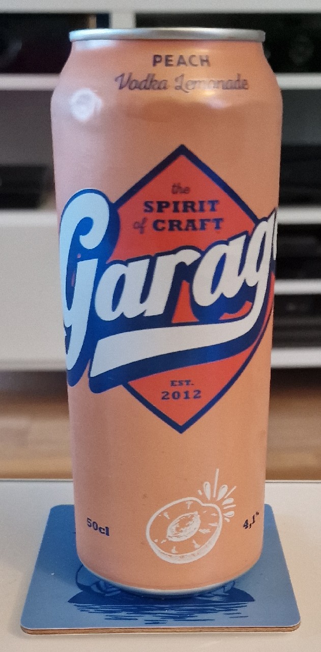 Garage Vodka Lemonade Peach, Finland