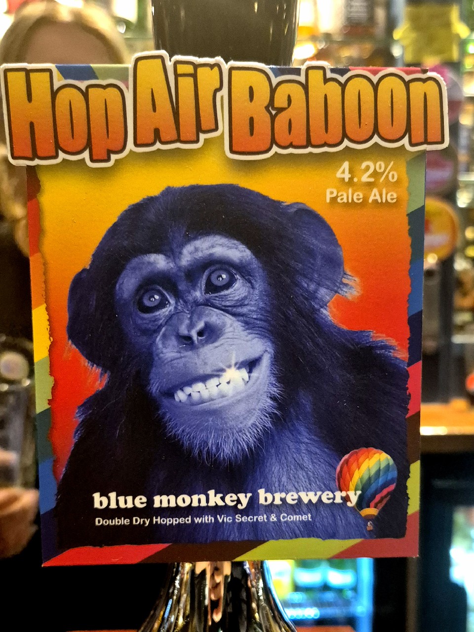 Hop Air Baboon, Blue Monkey Brewery