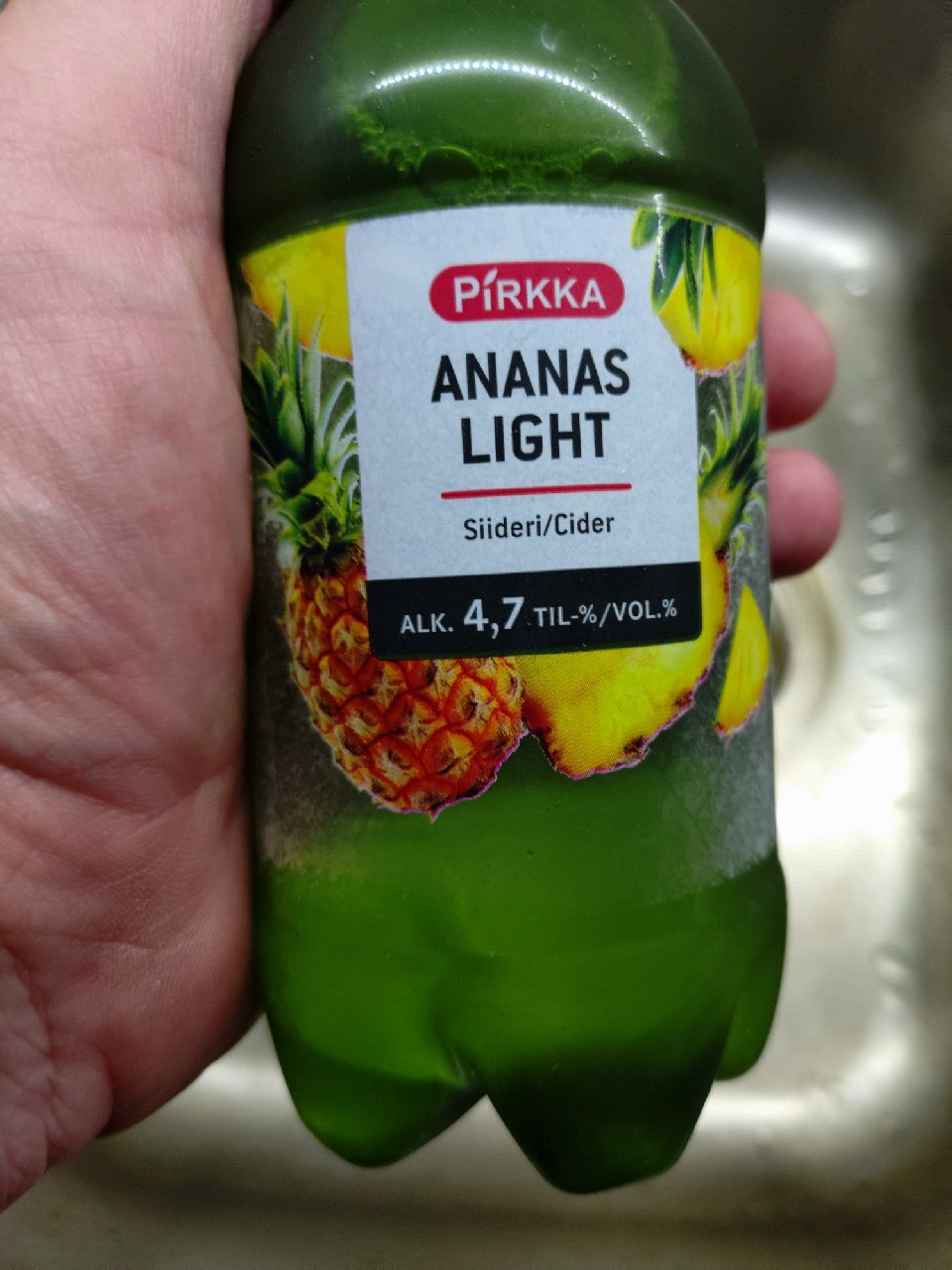 Pirkka Ananassiideri Light, Finland