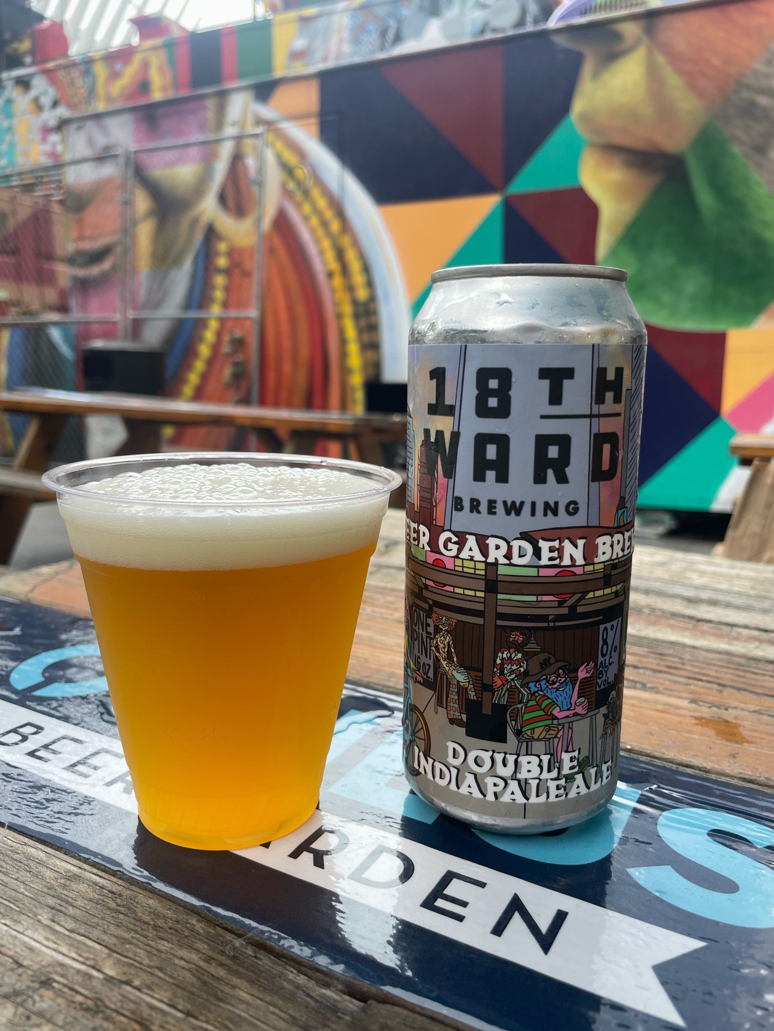 Beer Garden brew, 18th Ward Brewing
