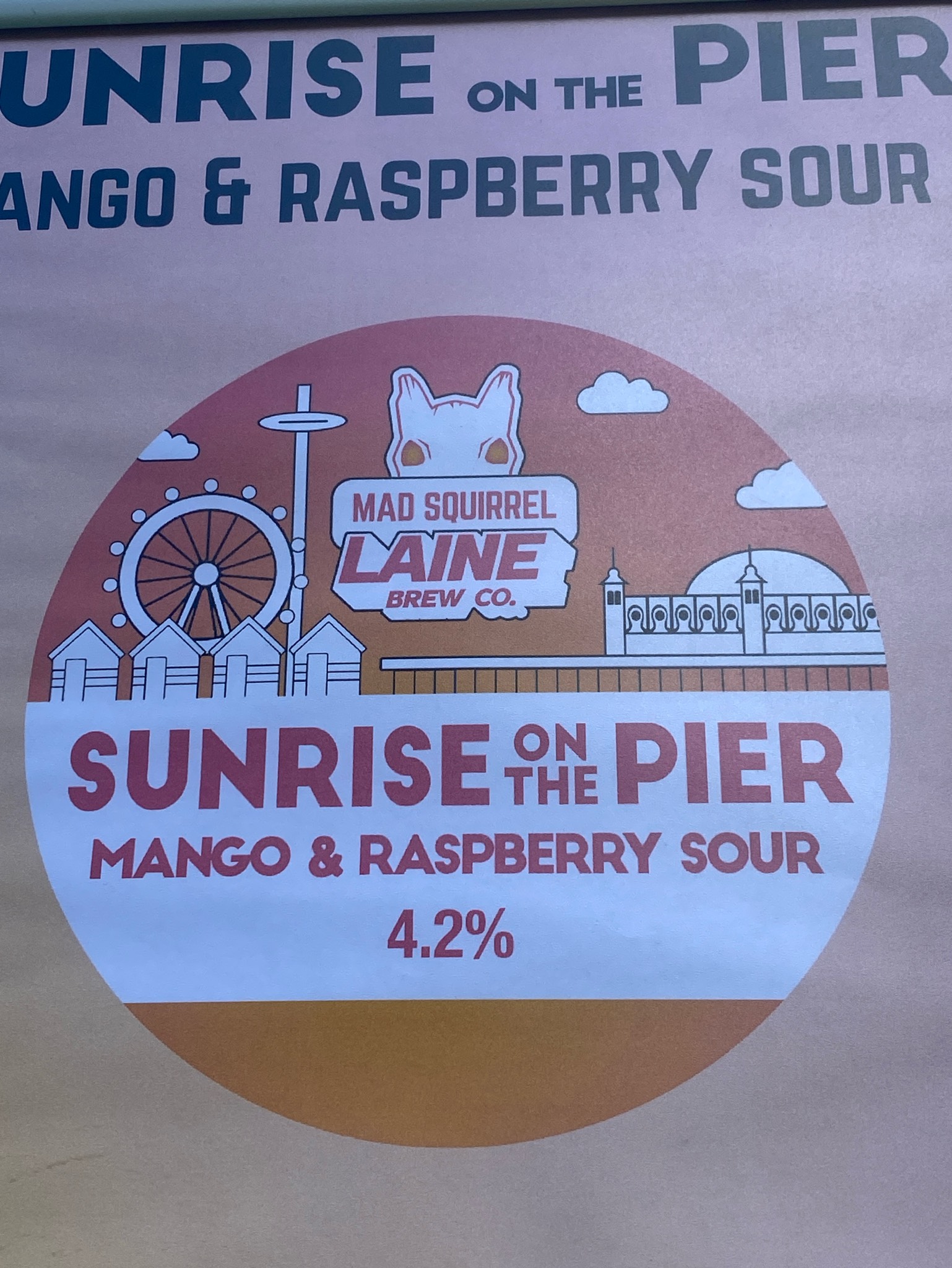 Sunrise on the pier, England