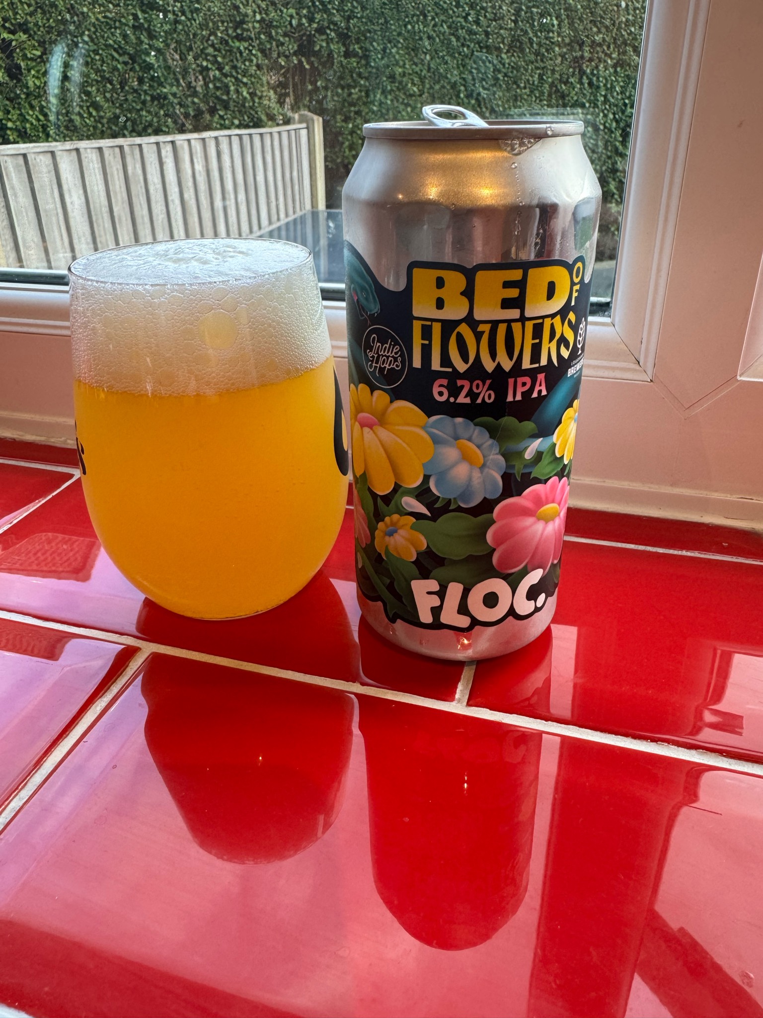 Bed of flowers, England