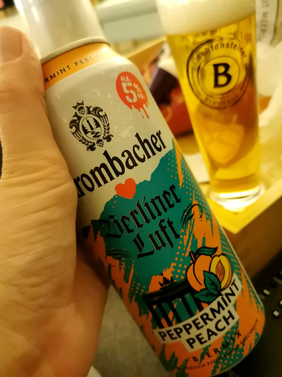 Krombacher Berliner Luft Peppermint Peach, Germany