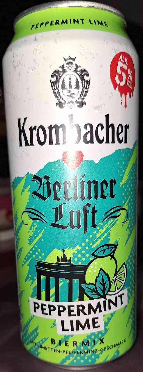 Krombacher Berliner Luft Peppermint lime, Germany
