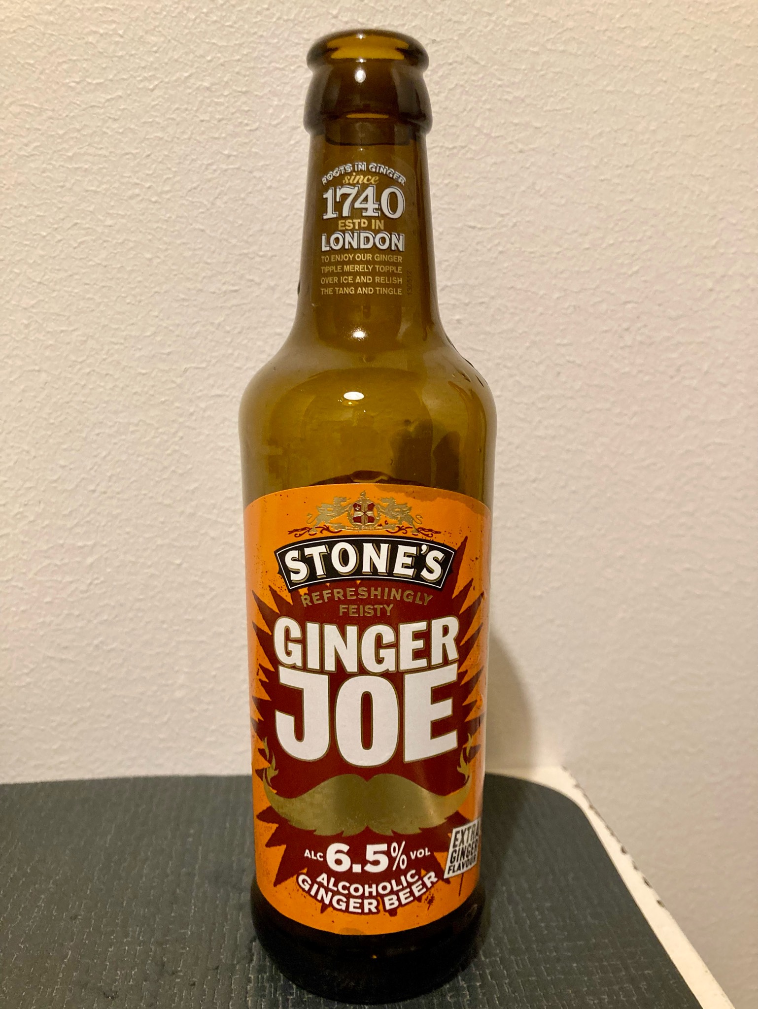 Stone's Ginger Joe 6.5%, England