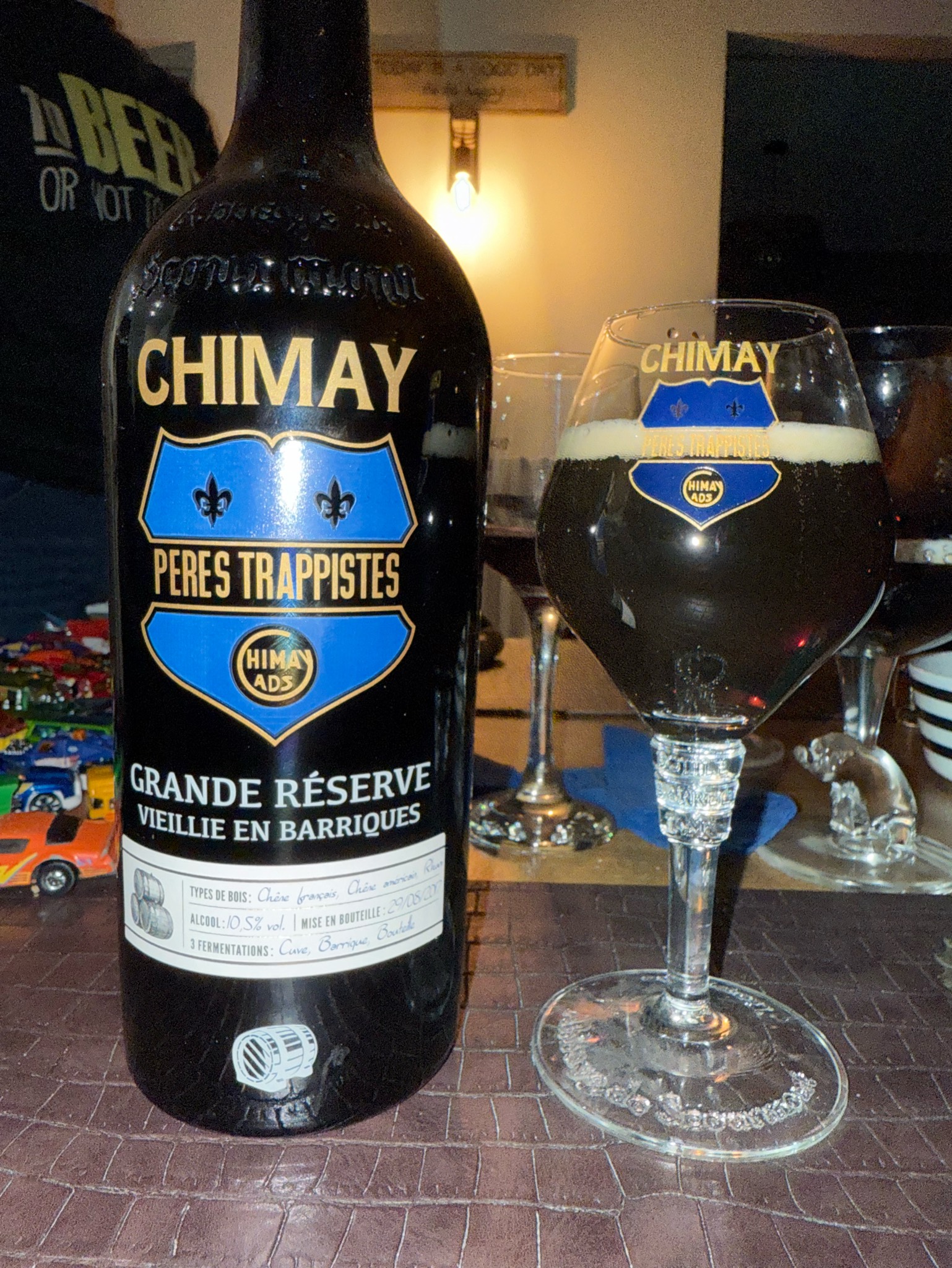 Chimay Grande Réserve Fermentée en Barriques - Chêne Français, Chêne Américain, Rhum (2017), Belgium