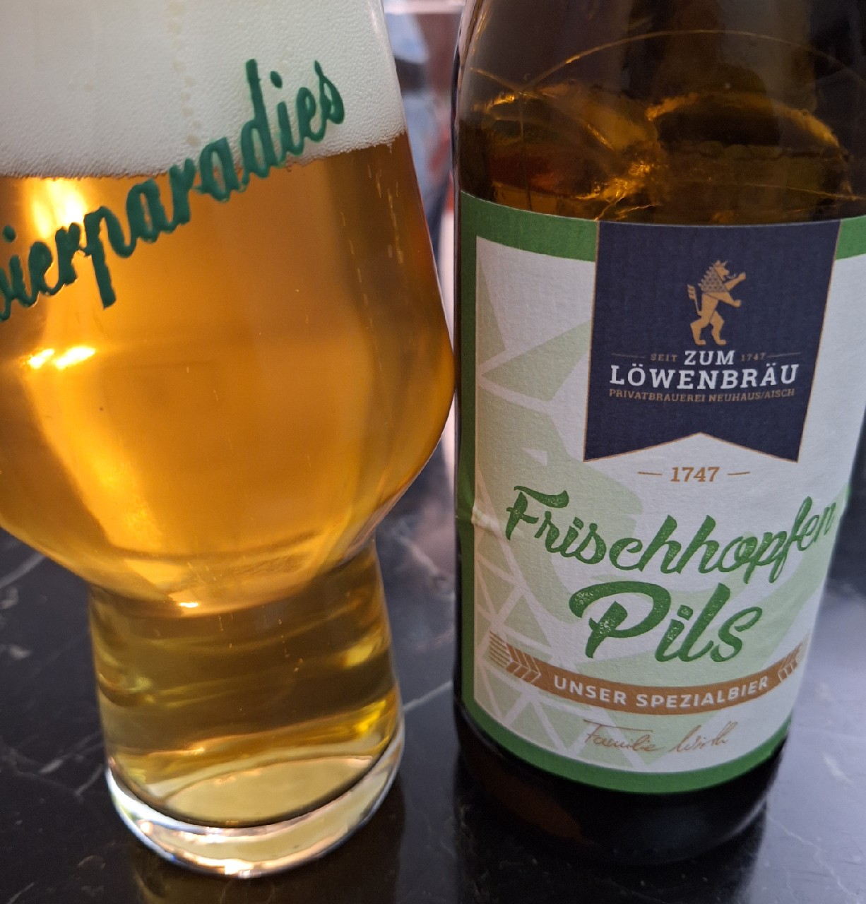 Frischhopfen Pils, Zum Löwenbräu OHG