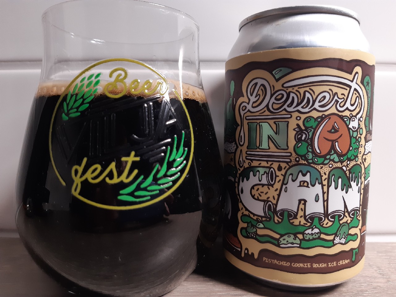 Dessert In A Can - Pistachio Cookie Dough Ice Cream, Norway