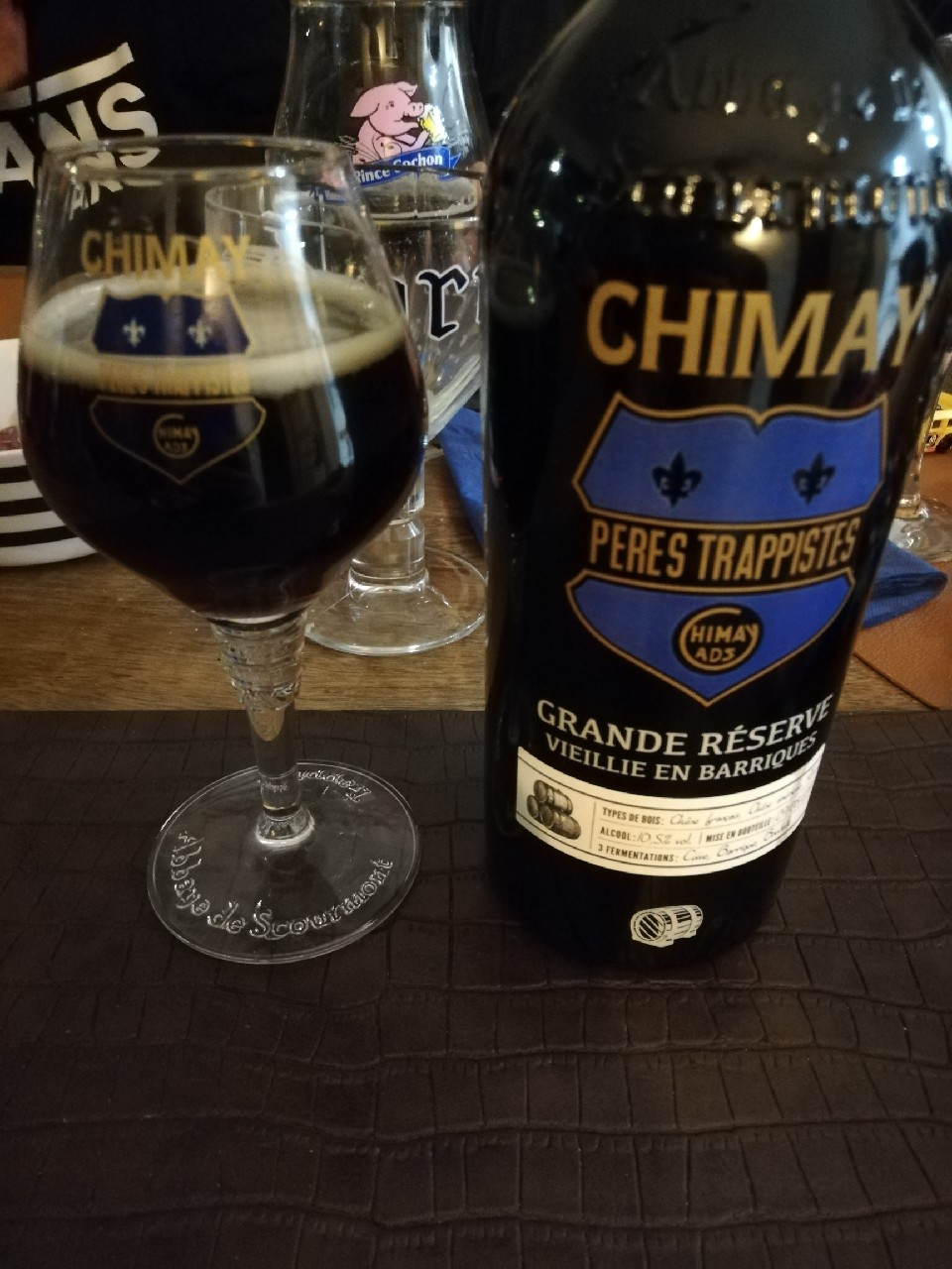 Chimay Grande Réserve Fermentée en Barriques - Chêne Français, Chêne Américain, Rhum (2017), Belgium