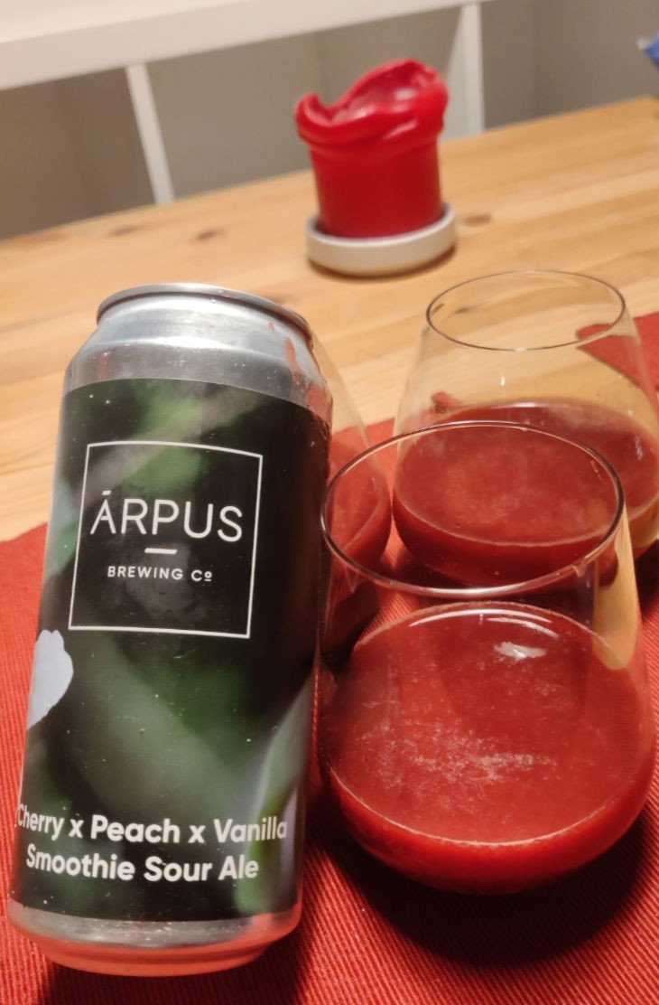 Cherry x Peach x Vanilla Smoothie Sour Ale, Latvia