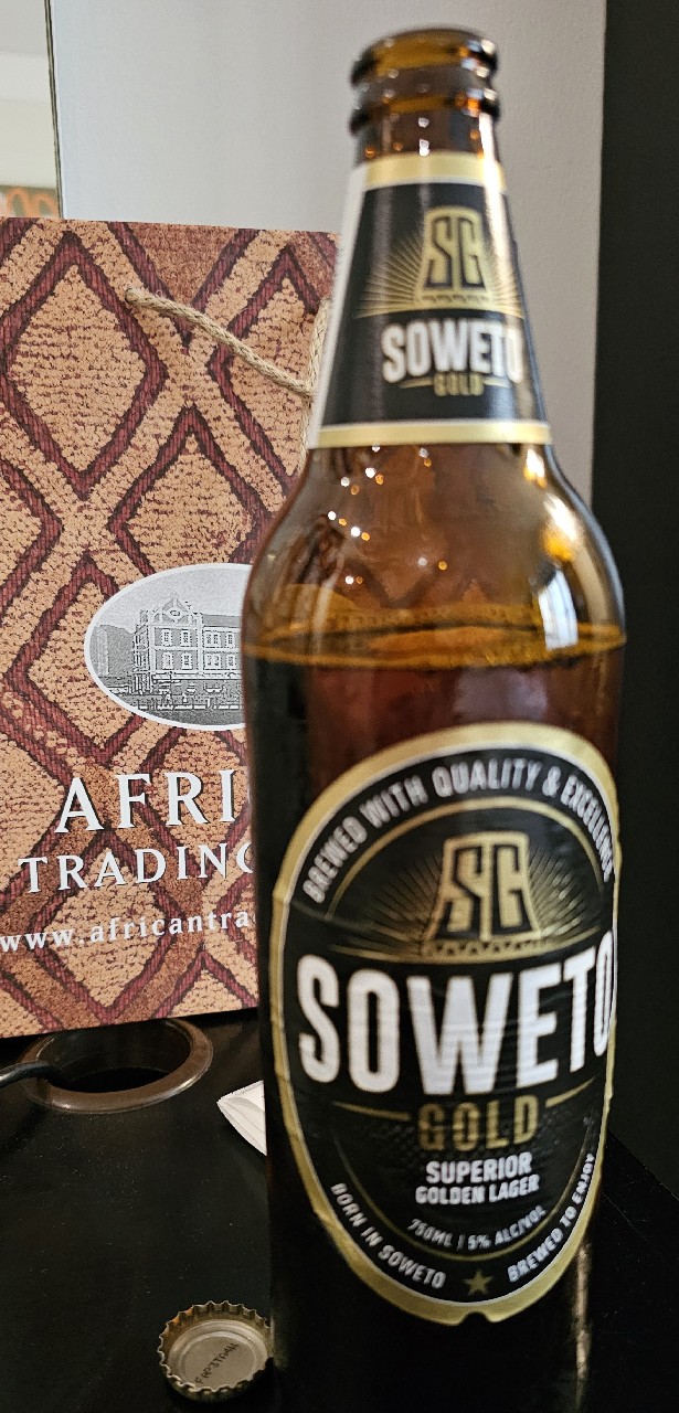 Soweto gold lager, South Africa