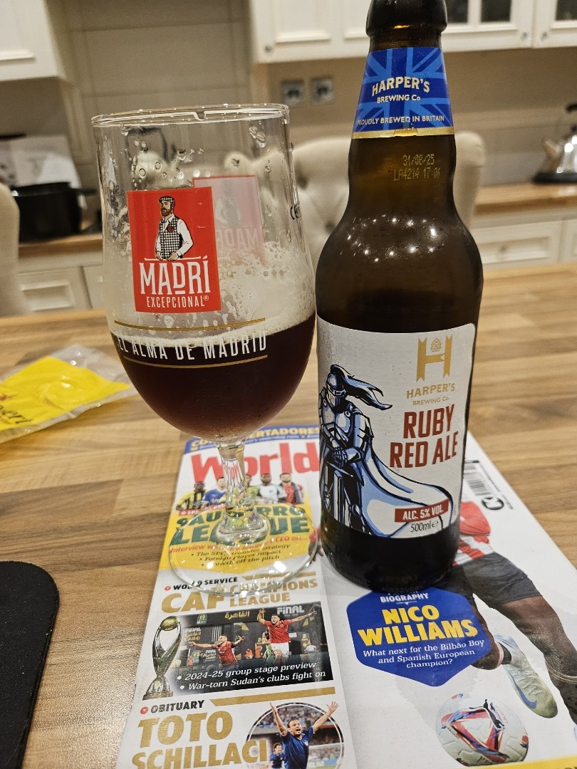 Harper's Ruby Red Ale, England