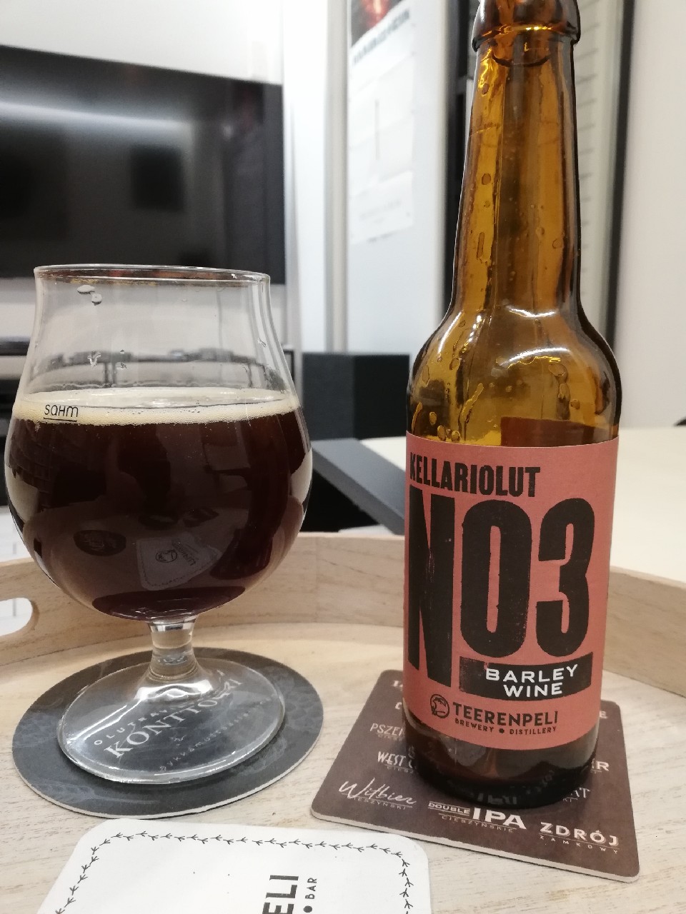 Kellariolut No 3 Barley Wine, Finland