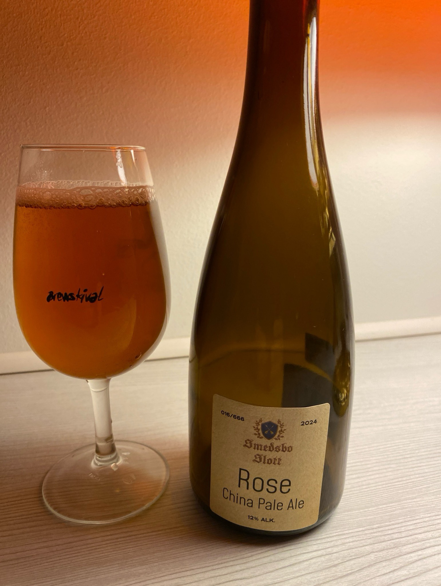 Rose China Pale Ale, Sweden