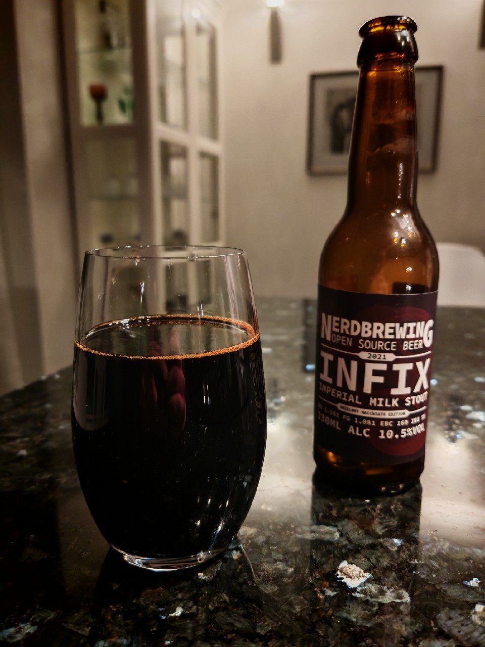 Infix Imperial Milk Stout - Hazelnut Macchiato Edition (2021), Sweden
