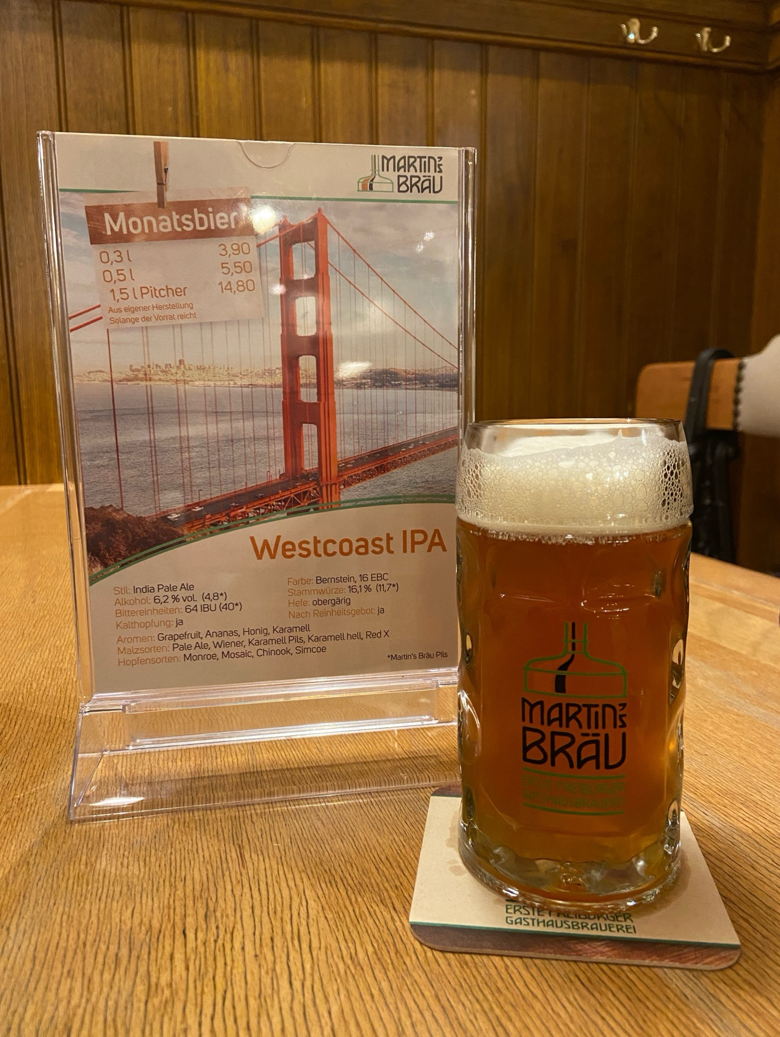 Westcoast IPA, Martin's Bräu