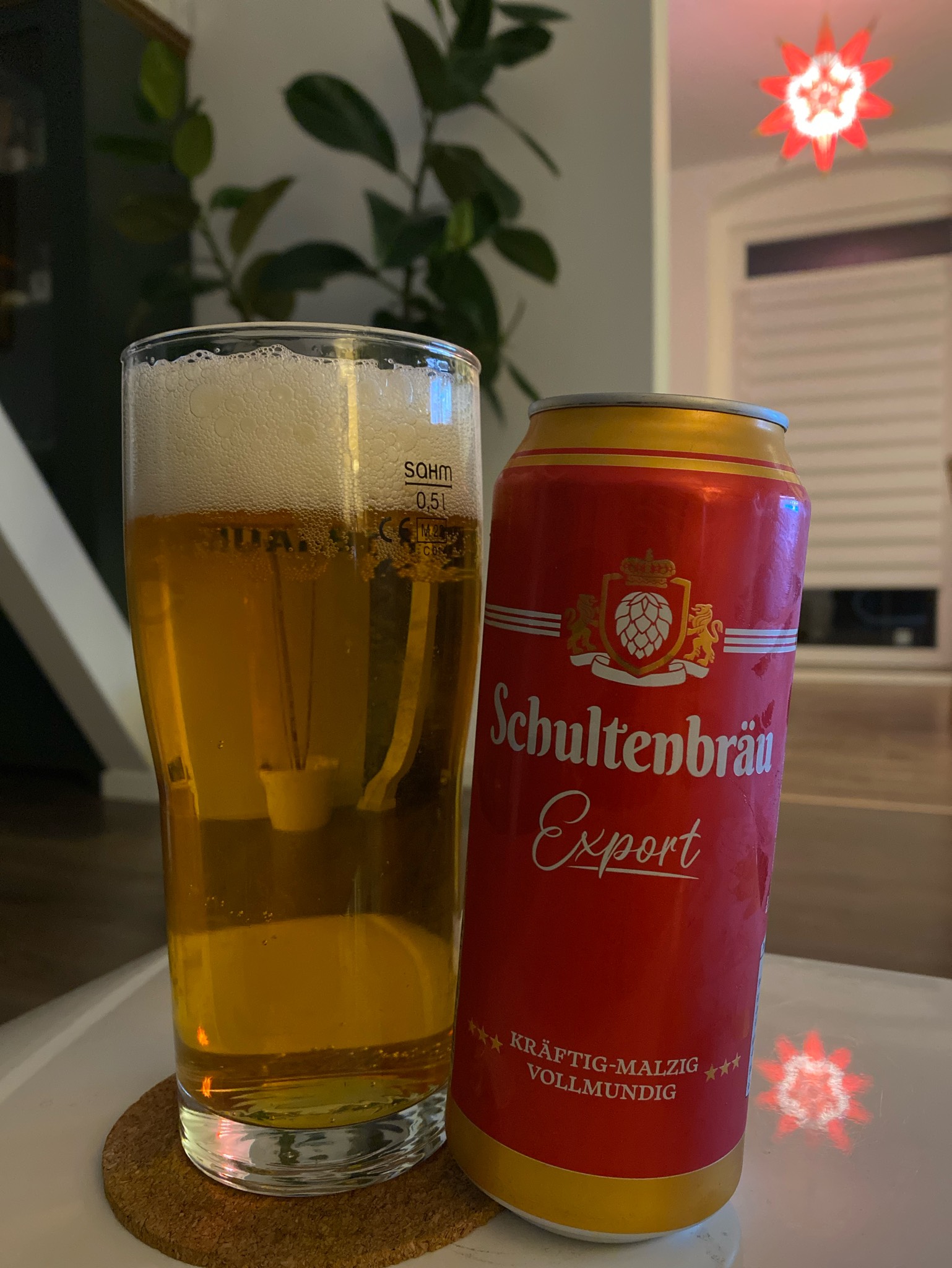 SCHULTENBRÄU EXPORT, Brauerei Gotha (Oettinger)