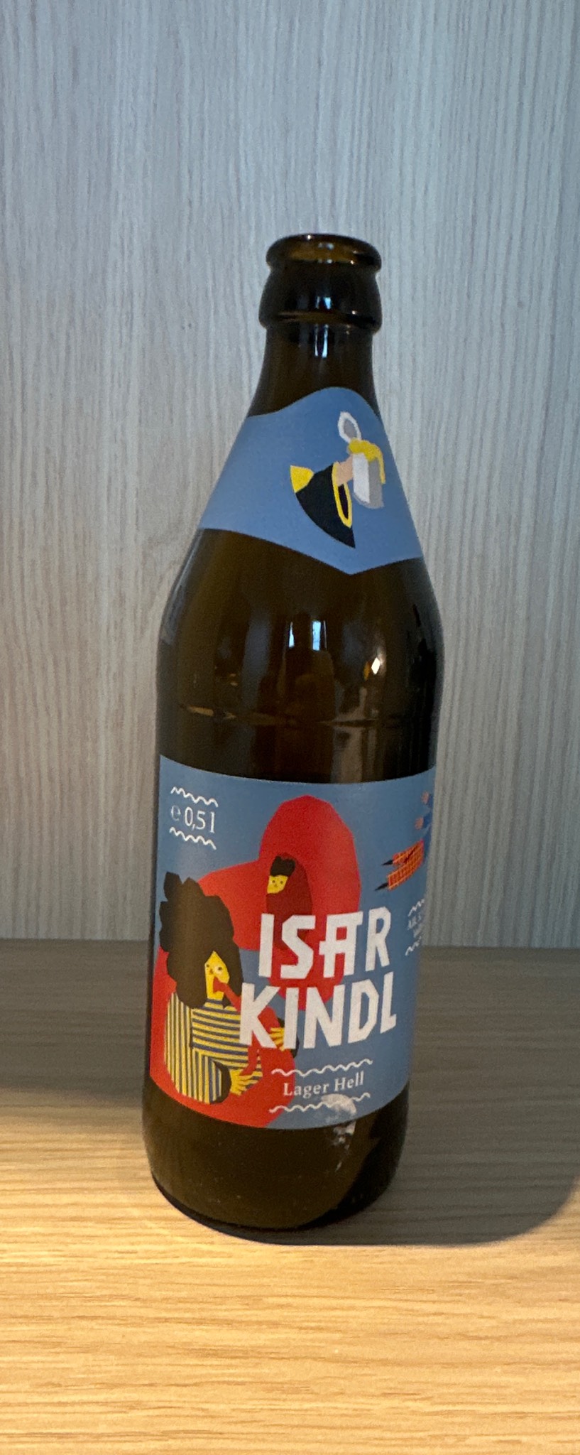 Isar Kindl Lager Hell, Germany