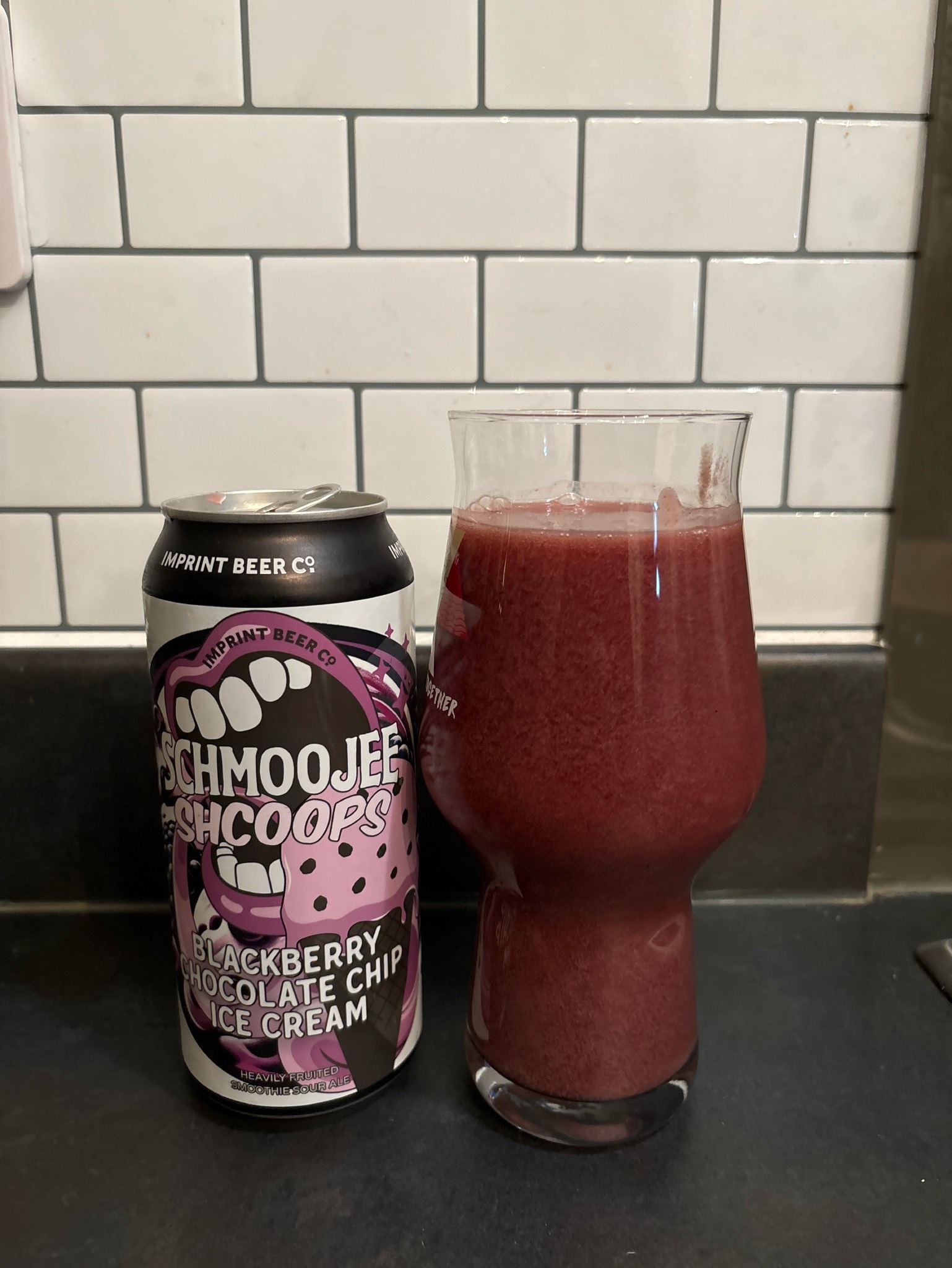 schmoojee schcoops blackberry chocolate chip ice cream, United States