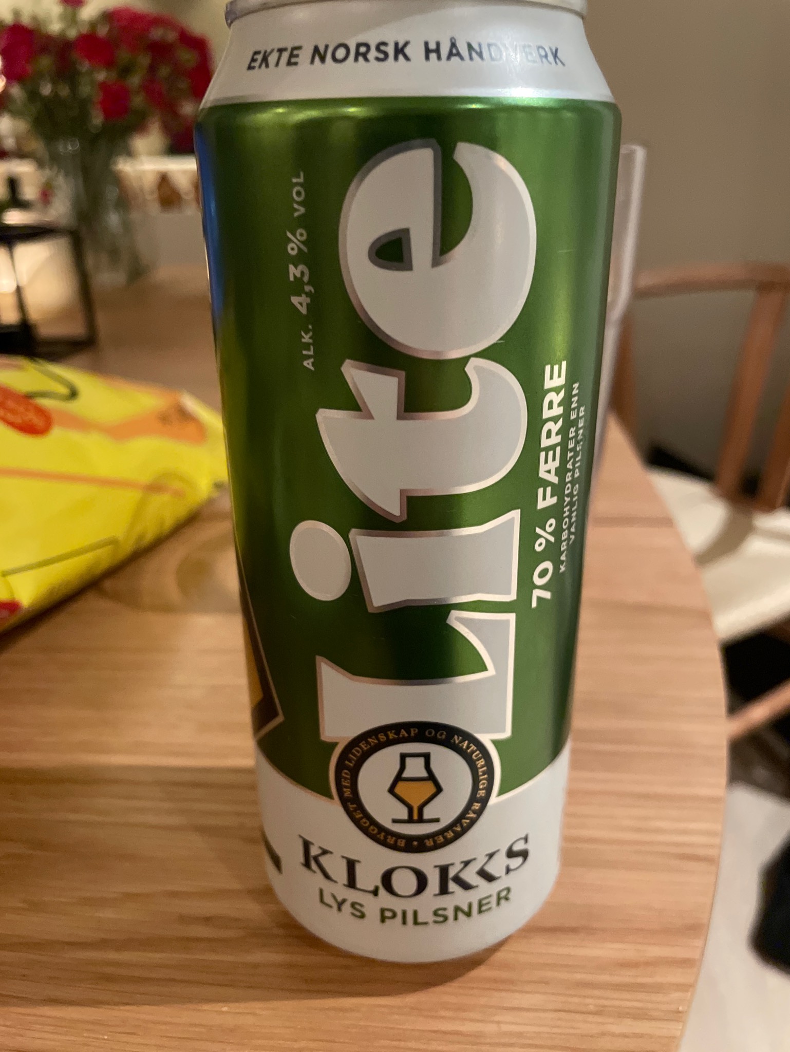 Lys Pilsner Lite, Norway