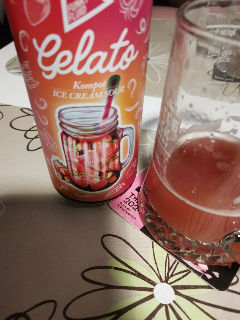 gelato kompot ice cream sour, Poland