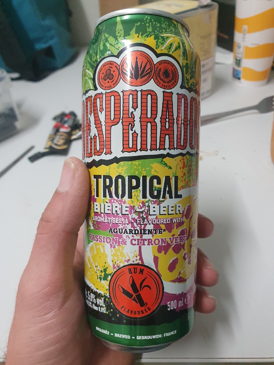 Desperados Tropical Twist Passion Fruit & Lime, Poland