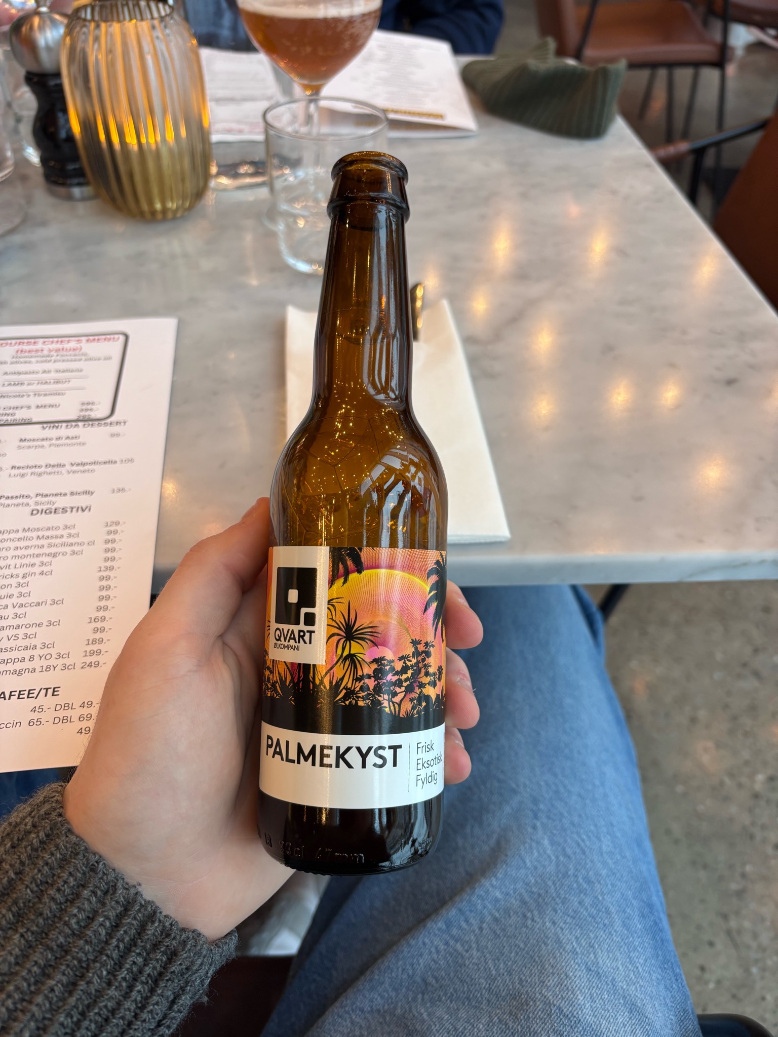 Palmekyst, Qvart Ølkompani