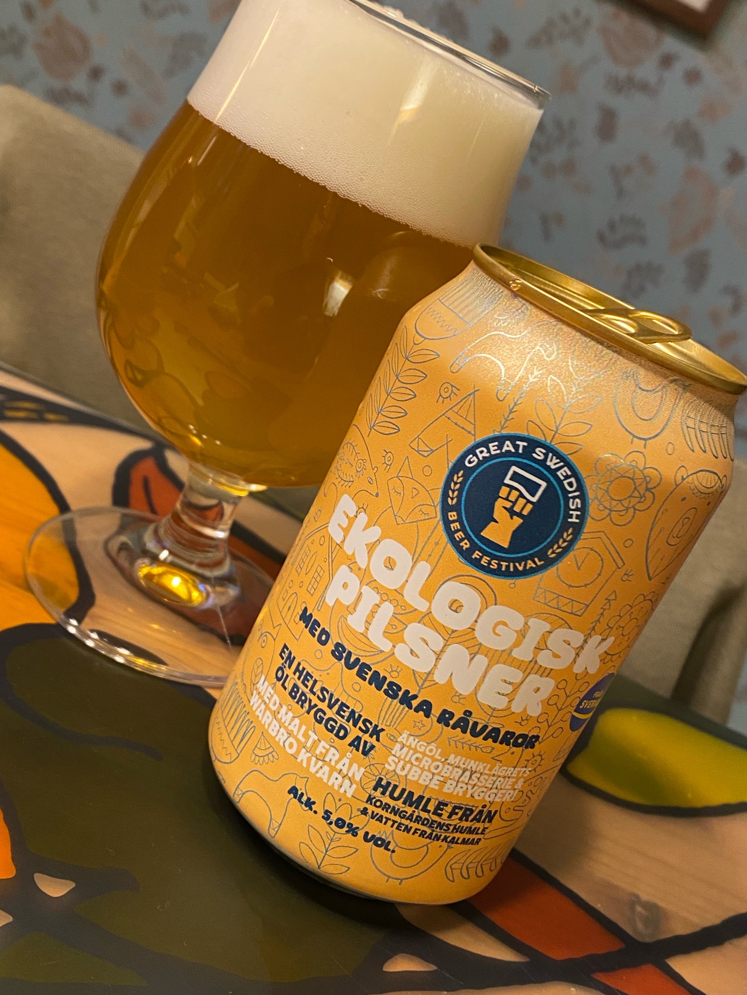 ängöl ekologisk pilsner, Sweden