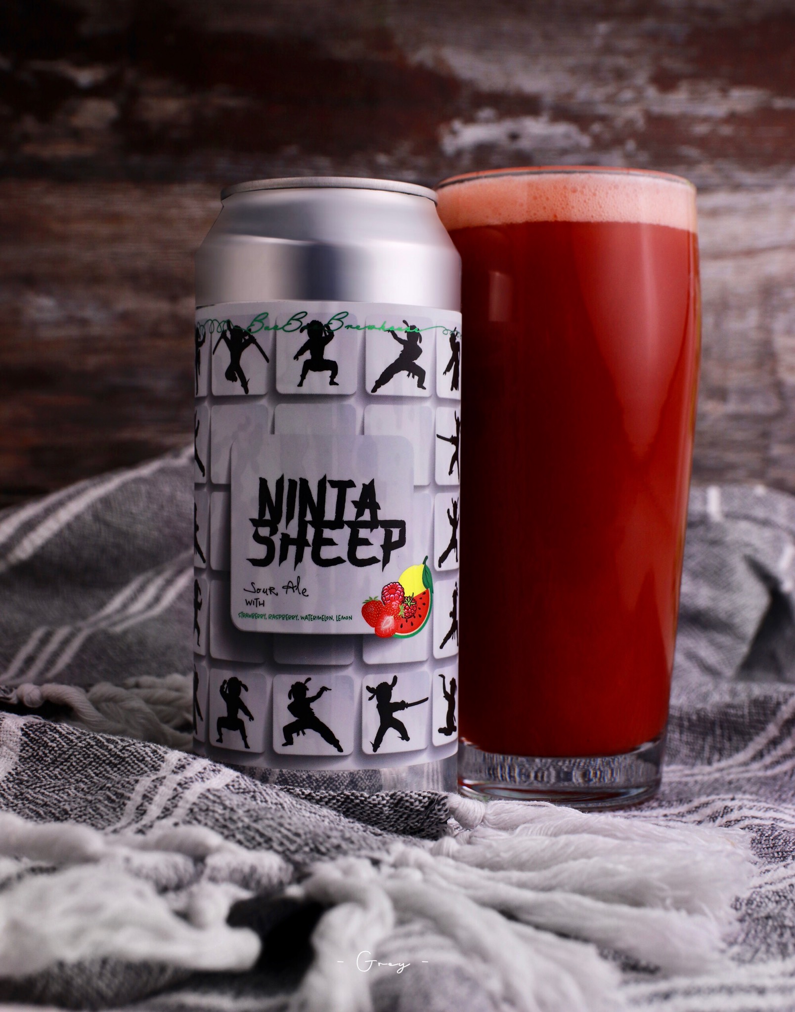 Ninja Sheep - Raspberry, Strawberry, Watermelon, Lemon, Baa Baa Brewhouse