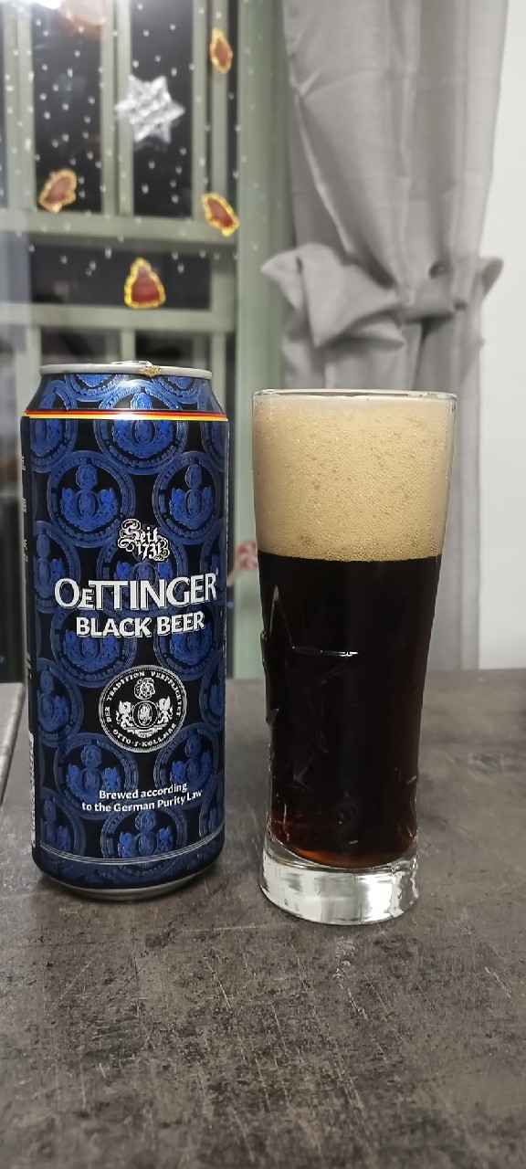 Oettinger Black Beer 4.9% - Oettinger Brauerei - Pint Please