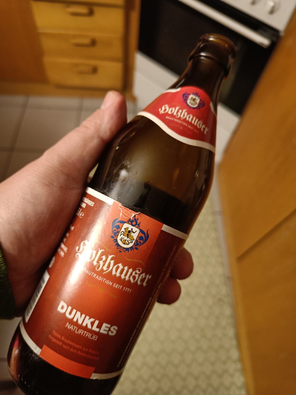 Holzhauser Dunkles naturtrüb, Privatbrauerei Holzhauser