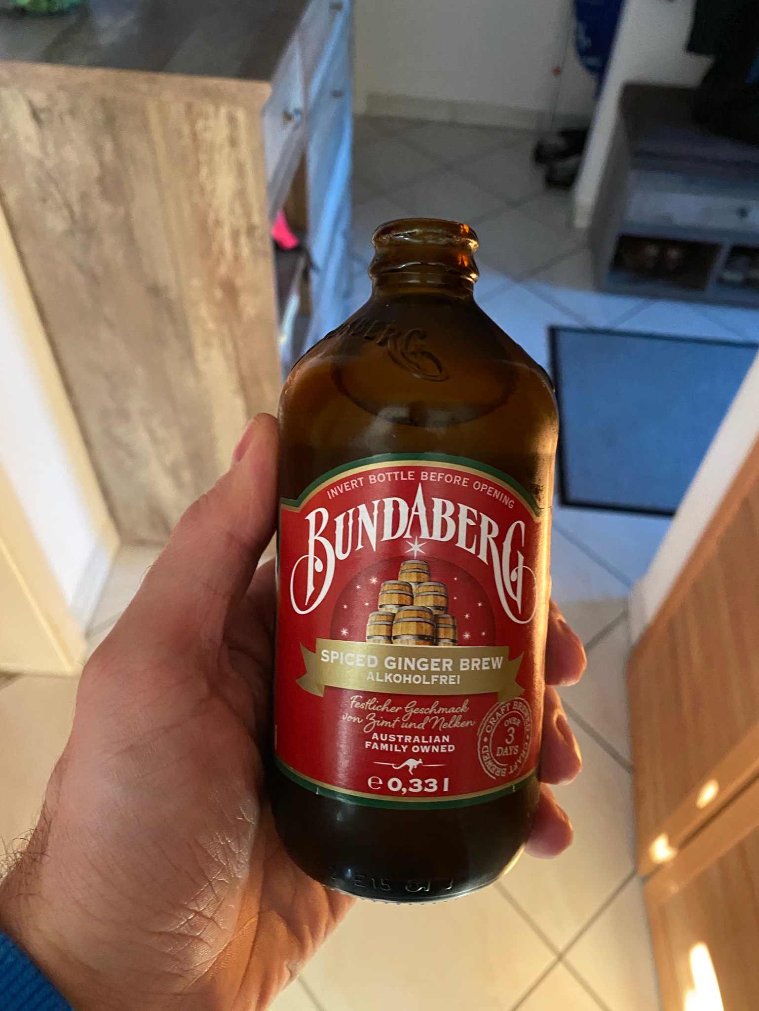 Bundaberg Spiced Ginger Brew, Australia