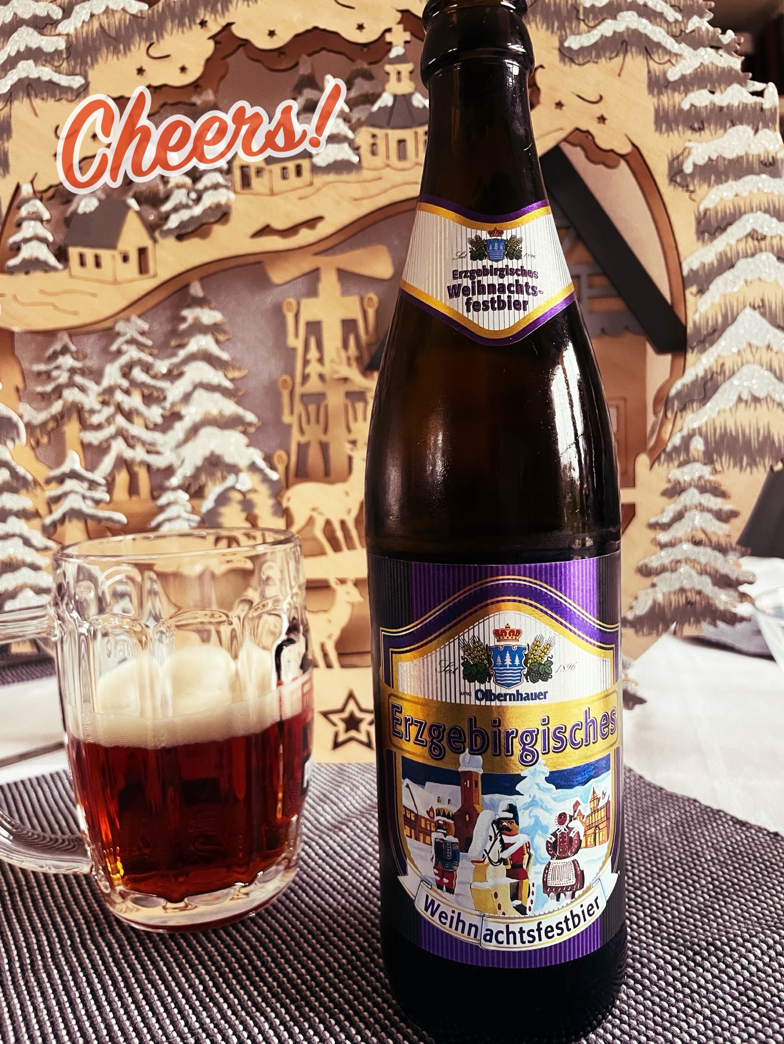 Olbernhauer Erzgebirgisches Weihnachtsfestbier, Privatbrauerei Olbernhau