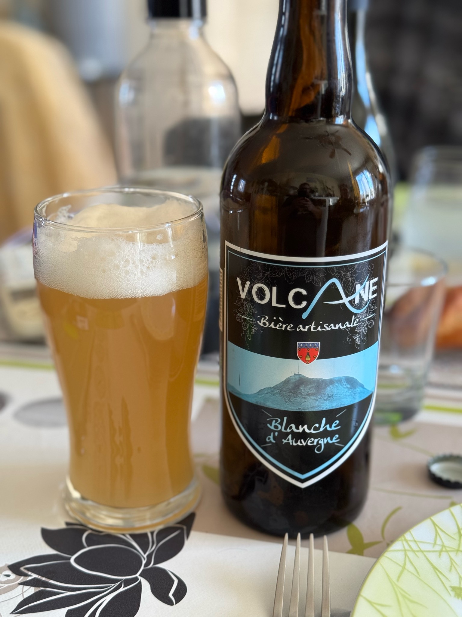 Volcane Blanche D'Auvergne, France