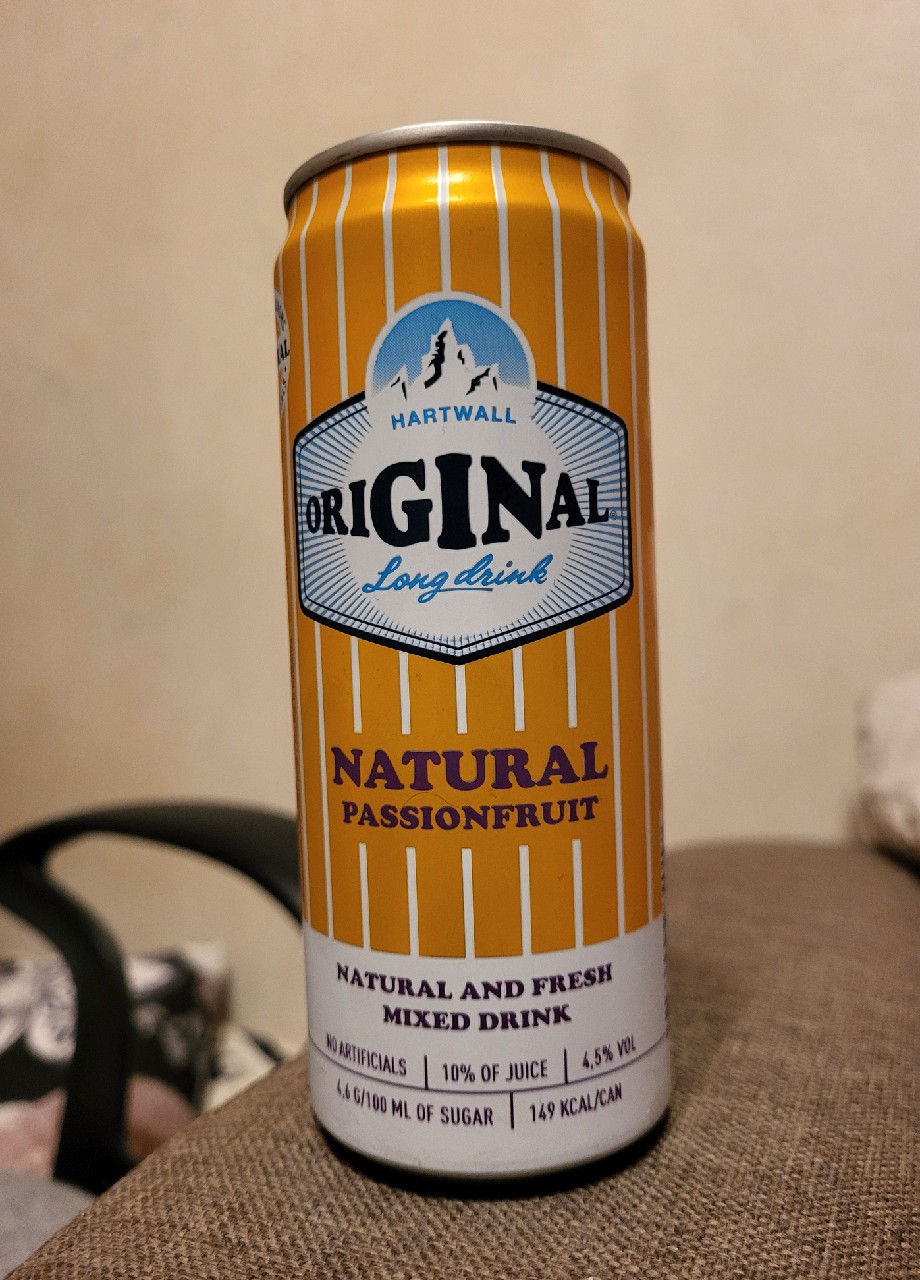Original Long Drink Natural Passionfruit, Finland