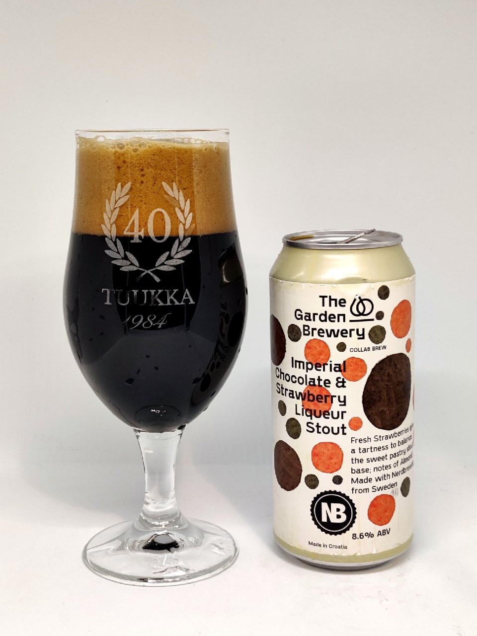 Imperial Chocolate & Strawberry Liqueur Stout (Collab Nerdbrewing), Croatia
