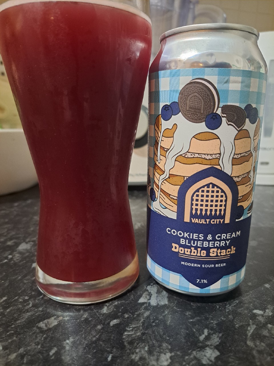Cookies & Cream Blueberry Double Stack, Scotland