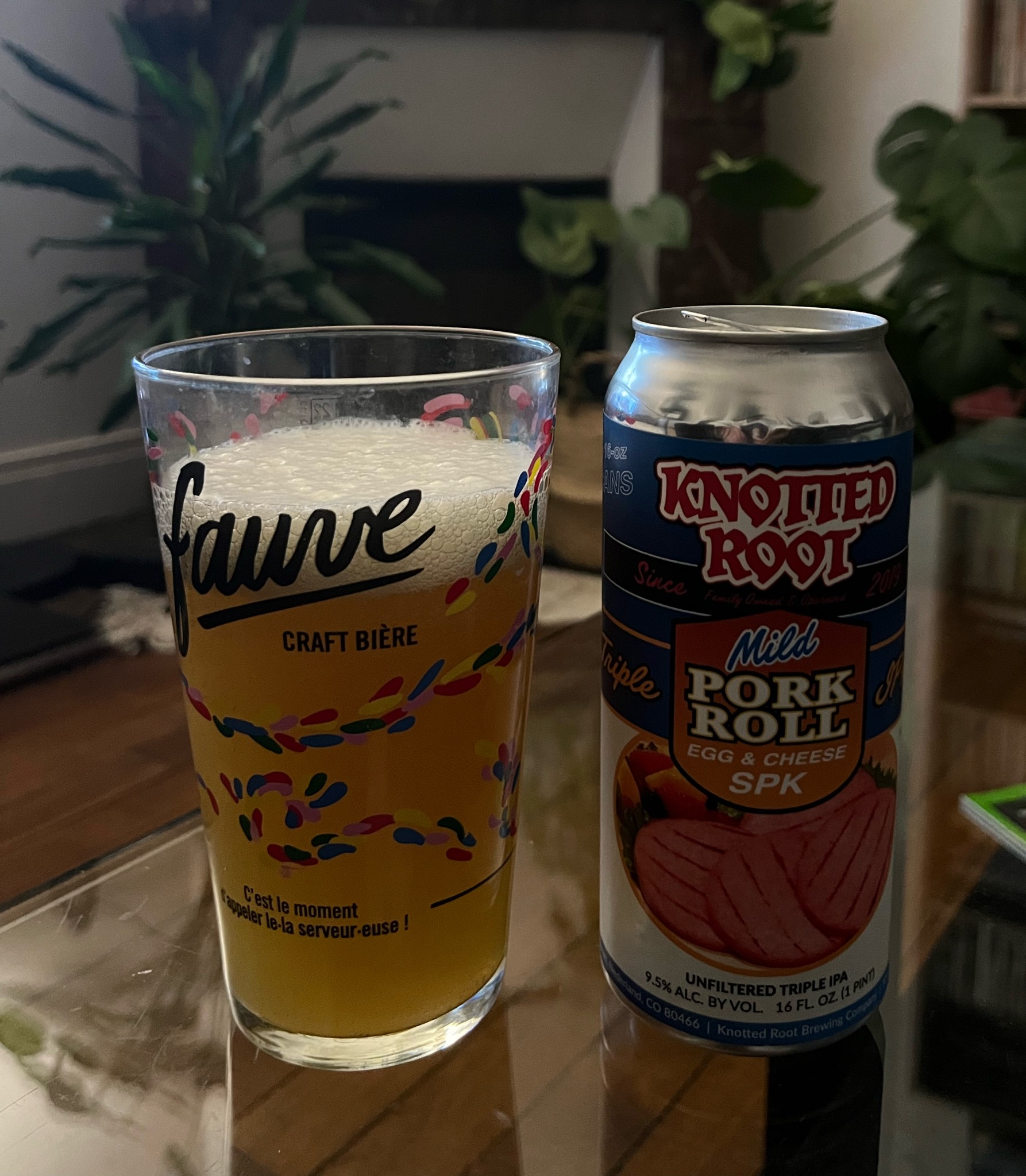 Mild Pork Roll Egg & Cheese SPK, Knotted Root Brewing Company