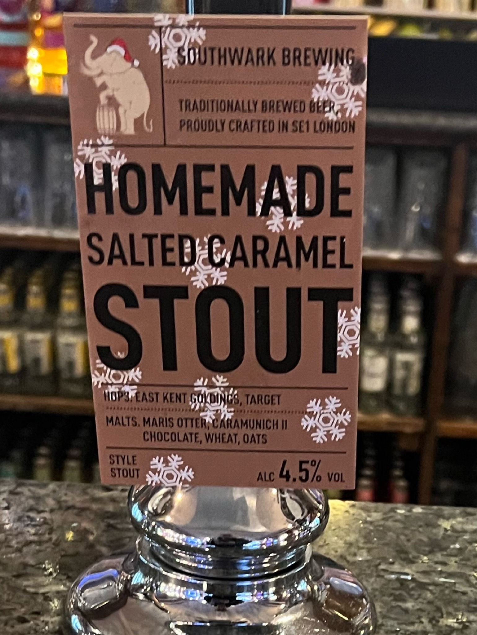 Homemade Salted Caramel Stout, England