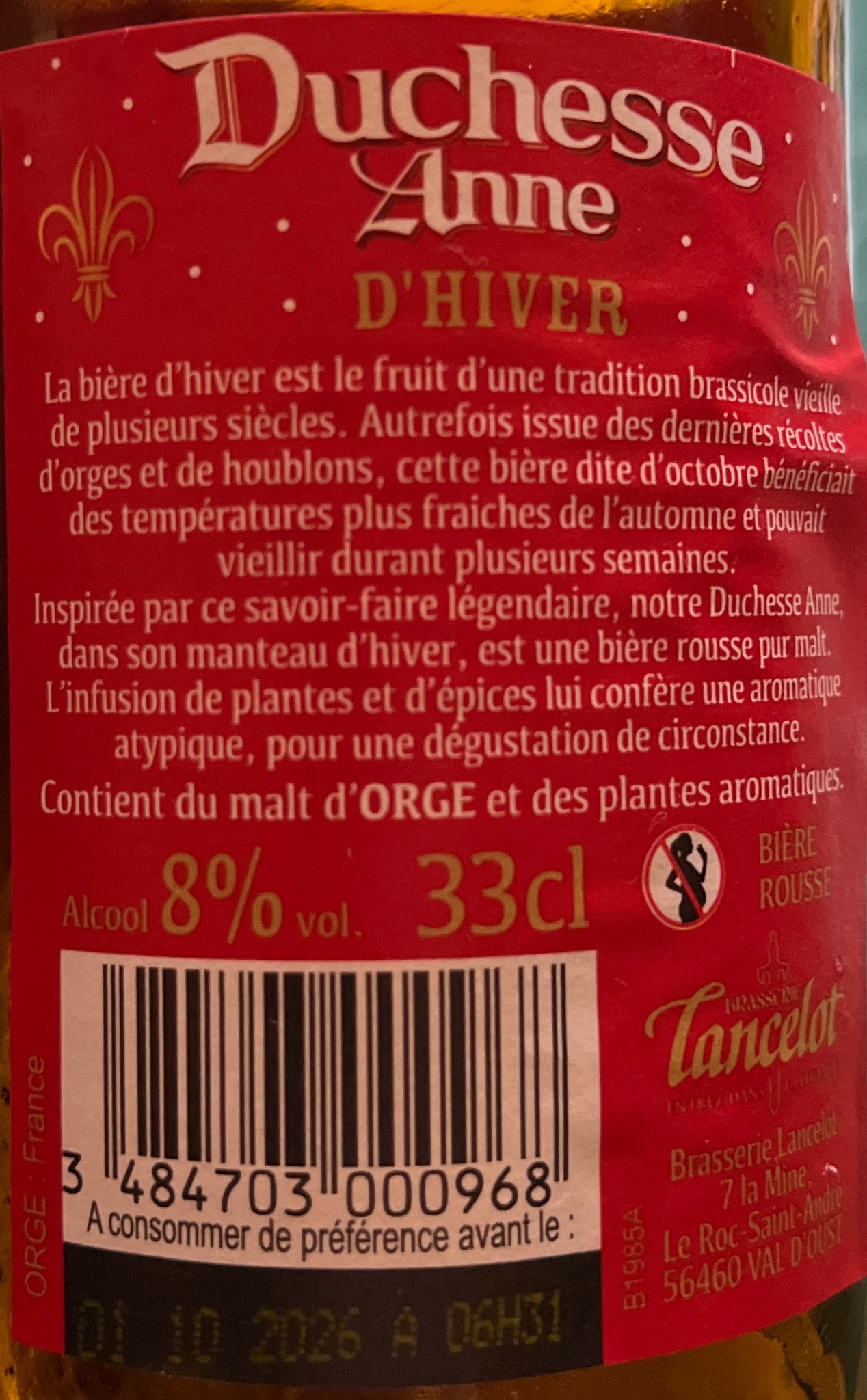 Duchesse Anne D'Hiver, France