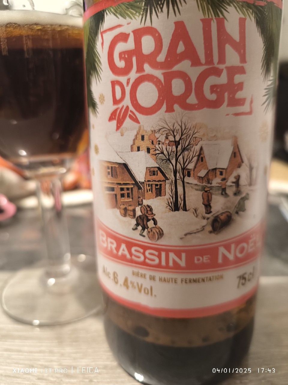 Grain D'Orge Brassin De Noël, France