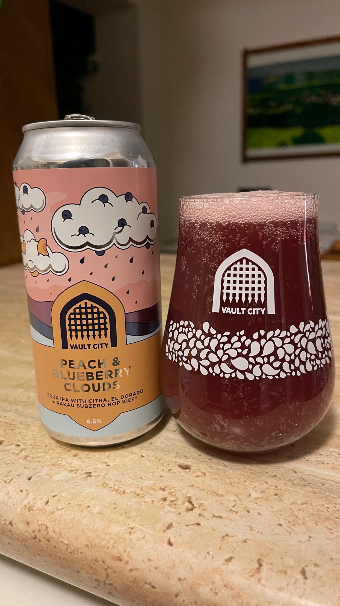 Peach & Blueberry Cloud, Scotland