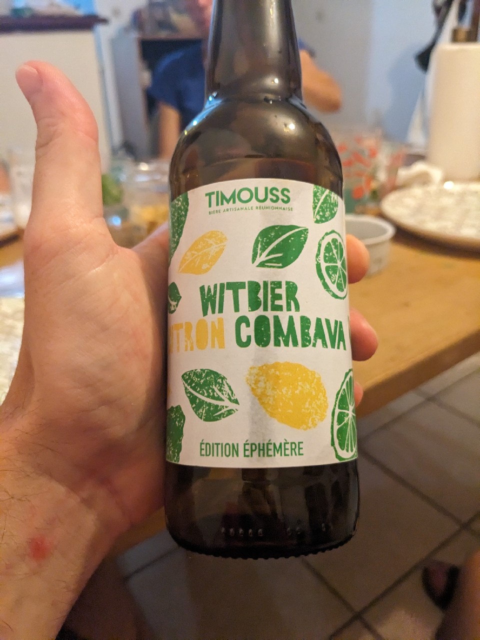 Timouss Witbier Citron Combava, France