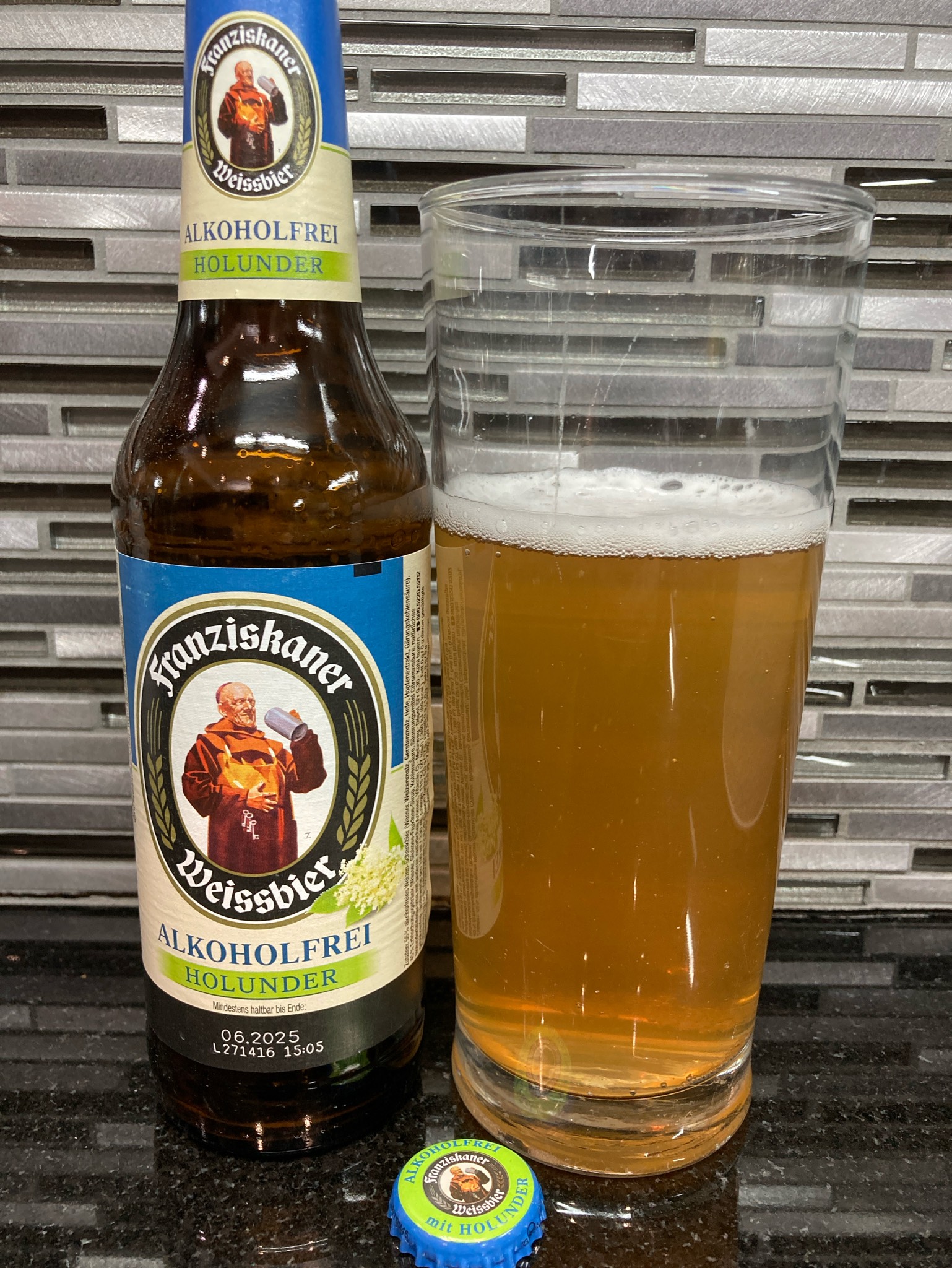 Franziskaner Weissbier Holunder Alkoholfrei, Germany