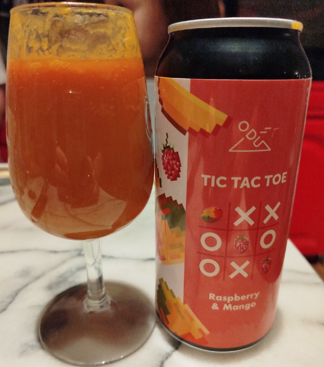 Tic tac toe mango & raspberry, Latvia