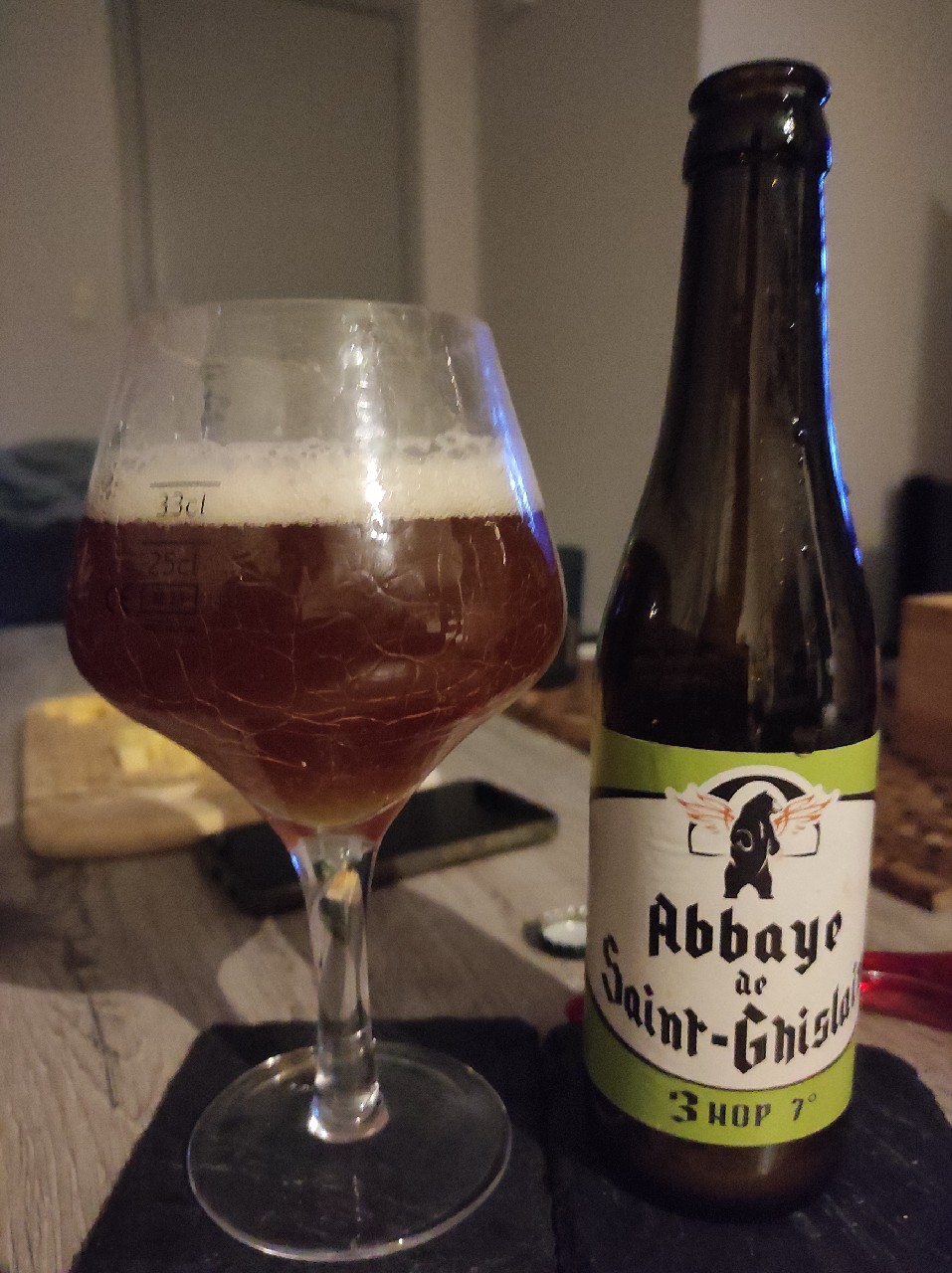 abbaye de st ghislain 3 hop, Belgium