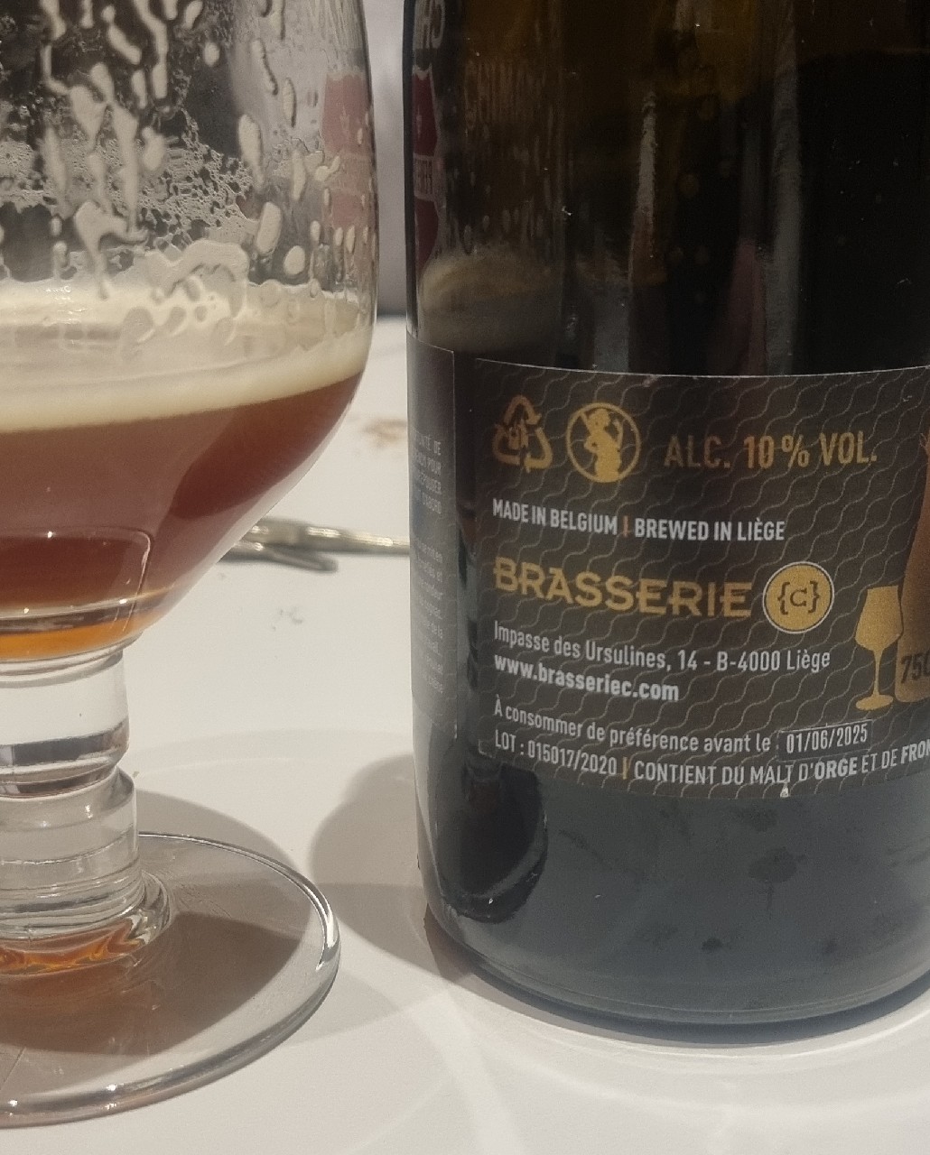experimental fine beer cognac, Belgium